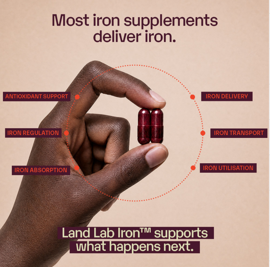 Iron with Lactoferrin & Kakadu Plum