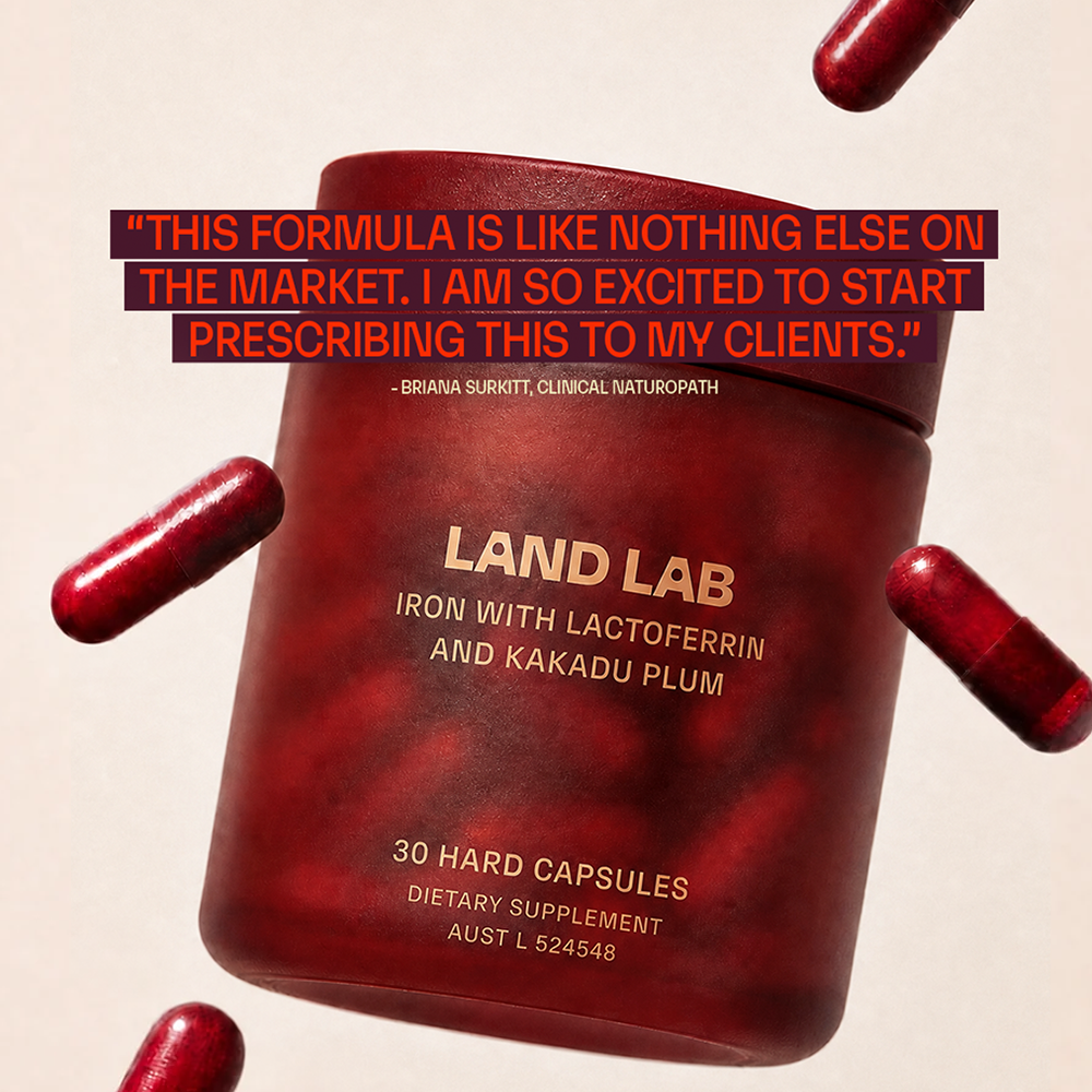 Iron with Lactoferrin & Kakadu Plum