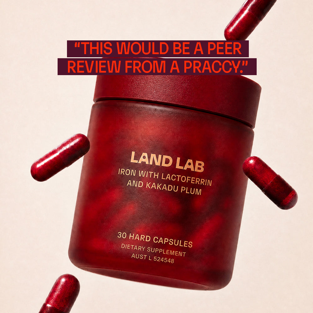 Iron with Lactoferrin & Kakadu Plum